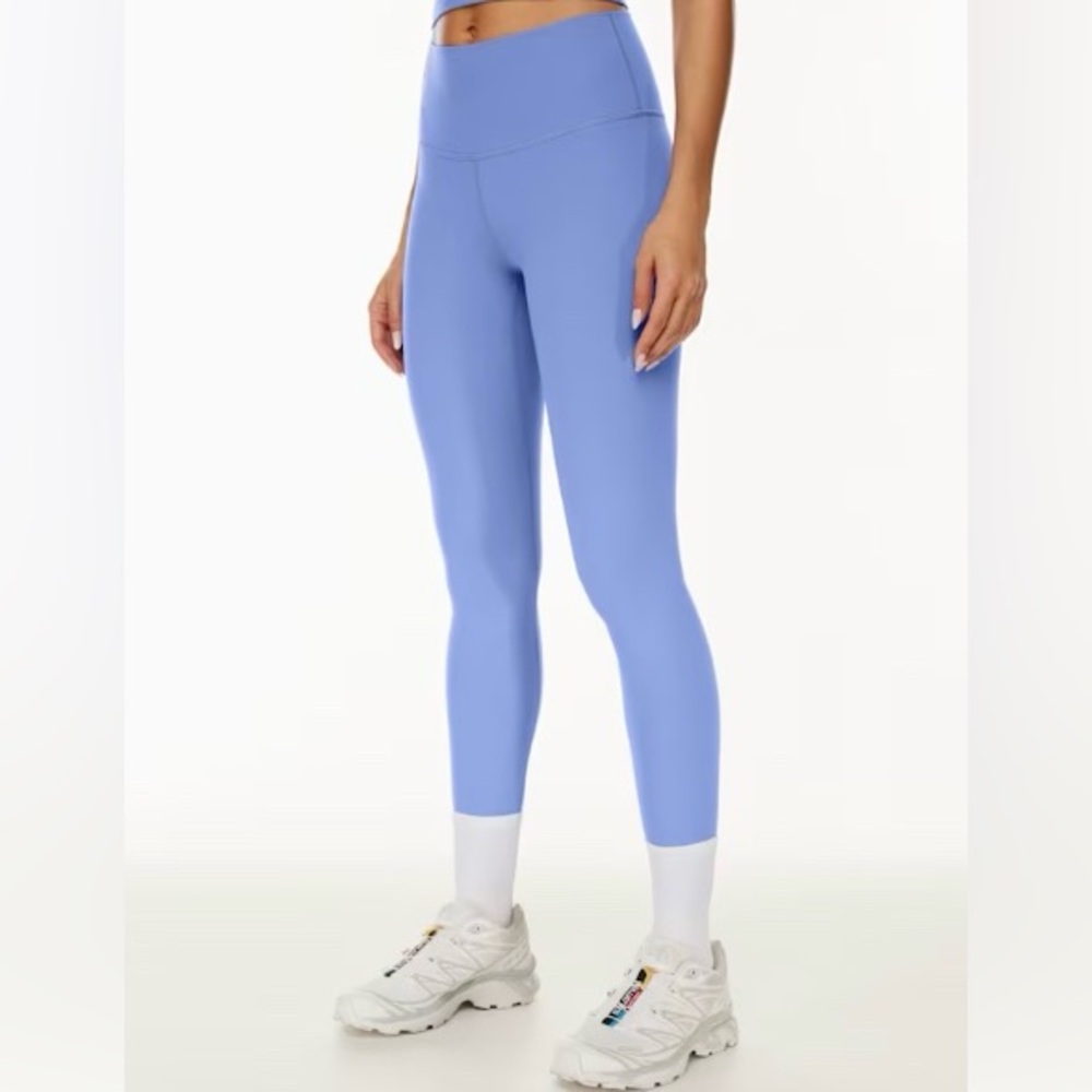 Aritzia TNA Blue High-Waisted Leggings